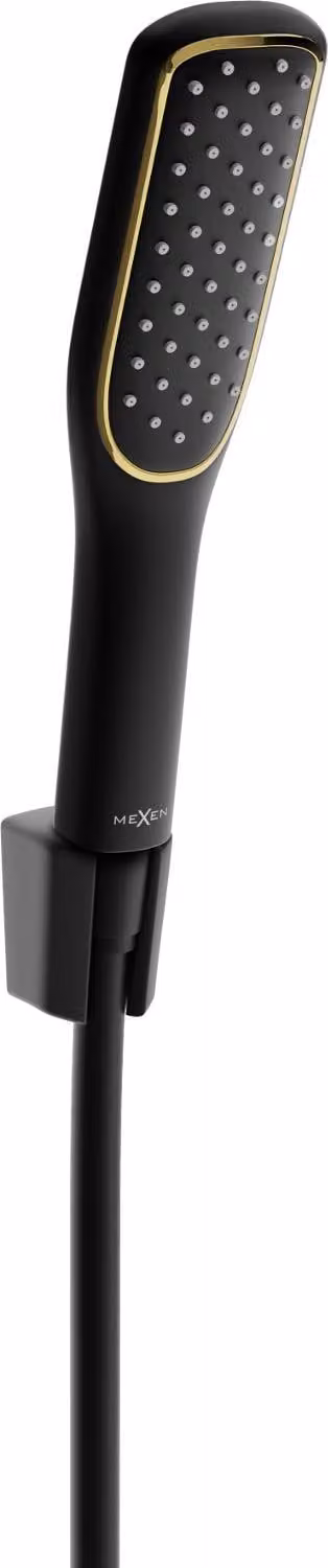 Mexen R-49 set doccia a parete, nero/oro - 785495052-75