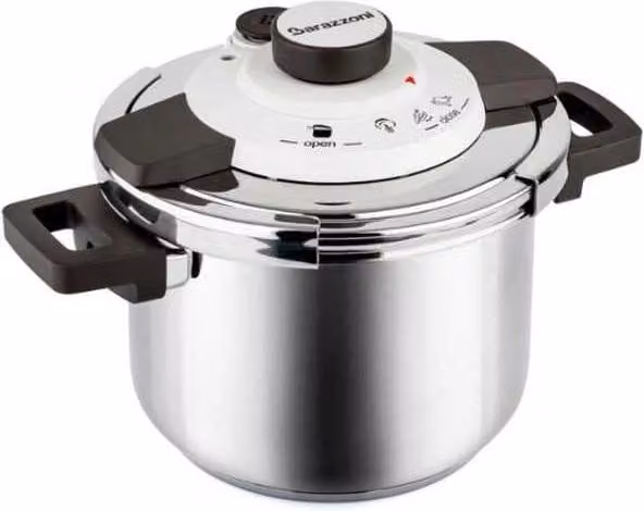 Pentola a pressione Barazzoni Facile Dual in acciaio inox argento da 2,0 l