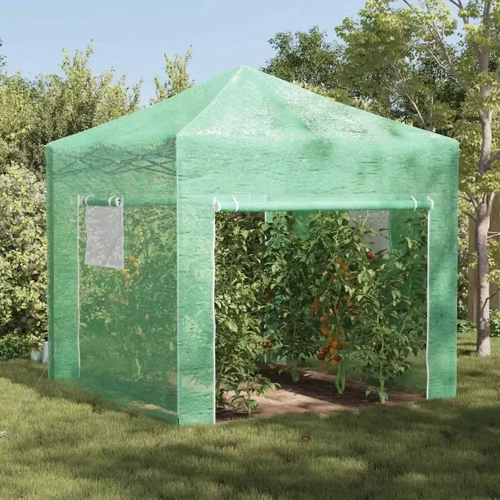 Serra con struttura pop-up in ferro verde L/P/H: 290 x 290 x 315 cm CFW5375900 – 2