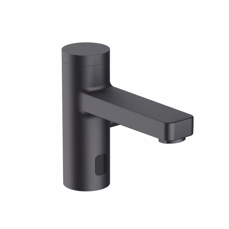 KLUDI ZENTA SL E Robinetterie de lavabo électronique, hauteur de bec 75mm, avec manette de sélection de la température, alimentation secteur, 3820039, 3820039