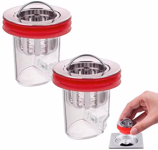 Tappo di scarico in silicone con guarnizione - facile da installare - 1 pezzo