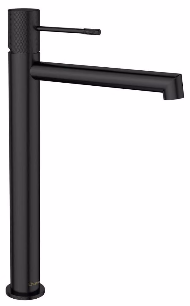 Sapho Solaria - Miscelatore per lavabo, nero opaco WD006B