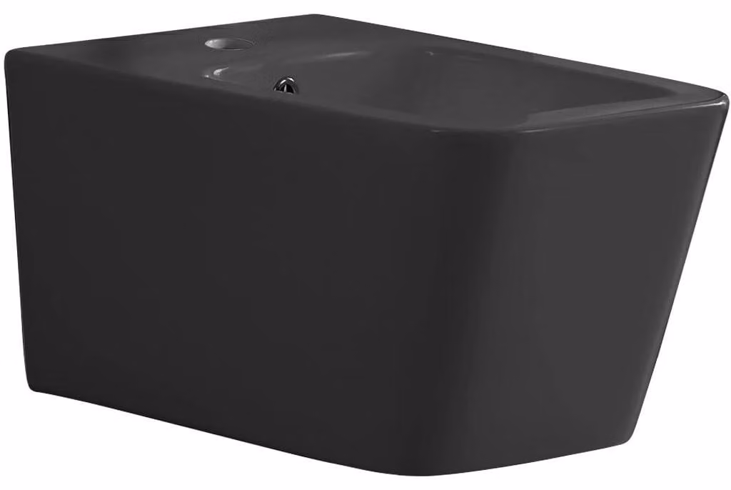 CERANO - Bidet sospeso Forte - nero opaco - 36x51 cm