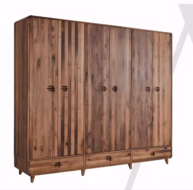 Armadio, stile moderno, colore marrone, nuovo, in legno, pratico, spazioso