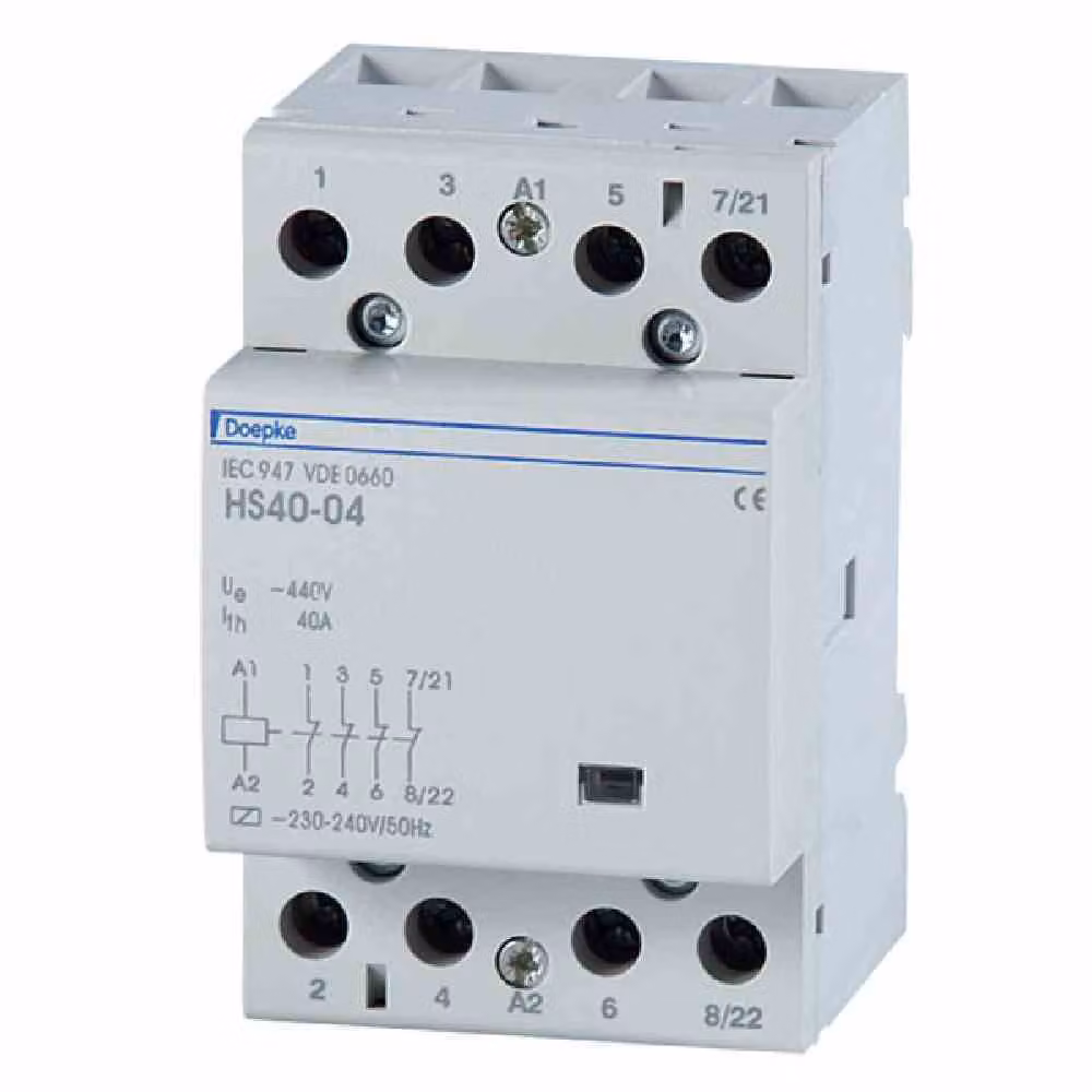 Contattore Doepke 4 contatti NA HS 3-230AC/63-40