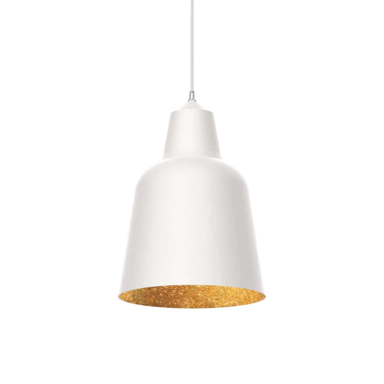 Lampada A Sospensione Dong Bianca A Foglia