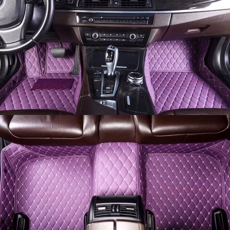 Tappetini per auto, impermeabili, con design antiscivolo, disponibili in diversi colori