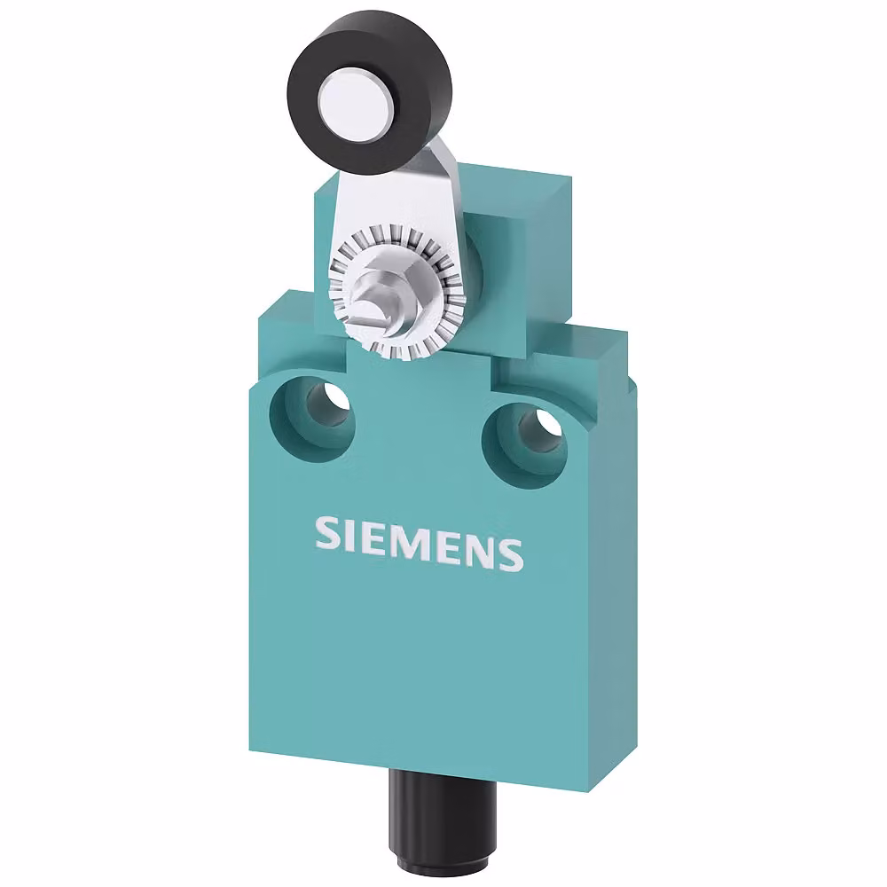 Interruttore di posizione Siemens, in versione compatta da 40 mm di larghezza, con connettore M12 3SE54230CN201EB1