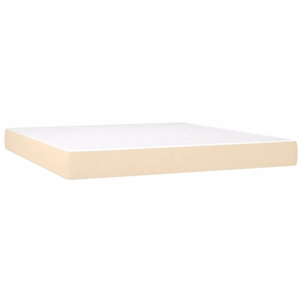 Materasso Ibrido vidaXL in Tessuto Beige L: 180 cm, P: 200 cm, H: 20 cm – 2