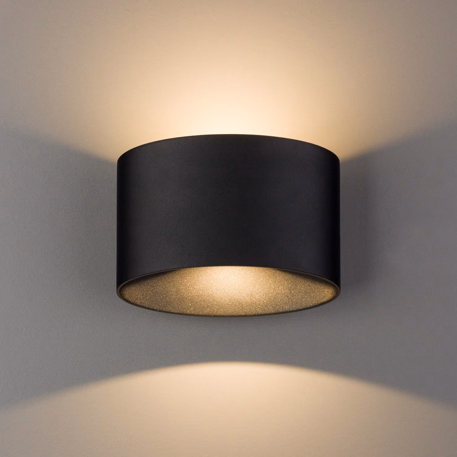 Nowodvorski ELLIPSES 8182 Lampada da parete a LED in alluminio, nero