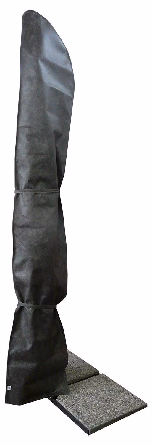 Custodia Fodera per Ombrellone da Giardino 260x49 cm in Mytex Impermeabile Taupe
