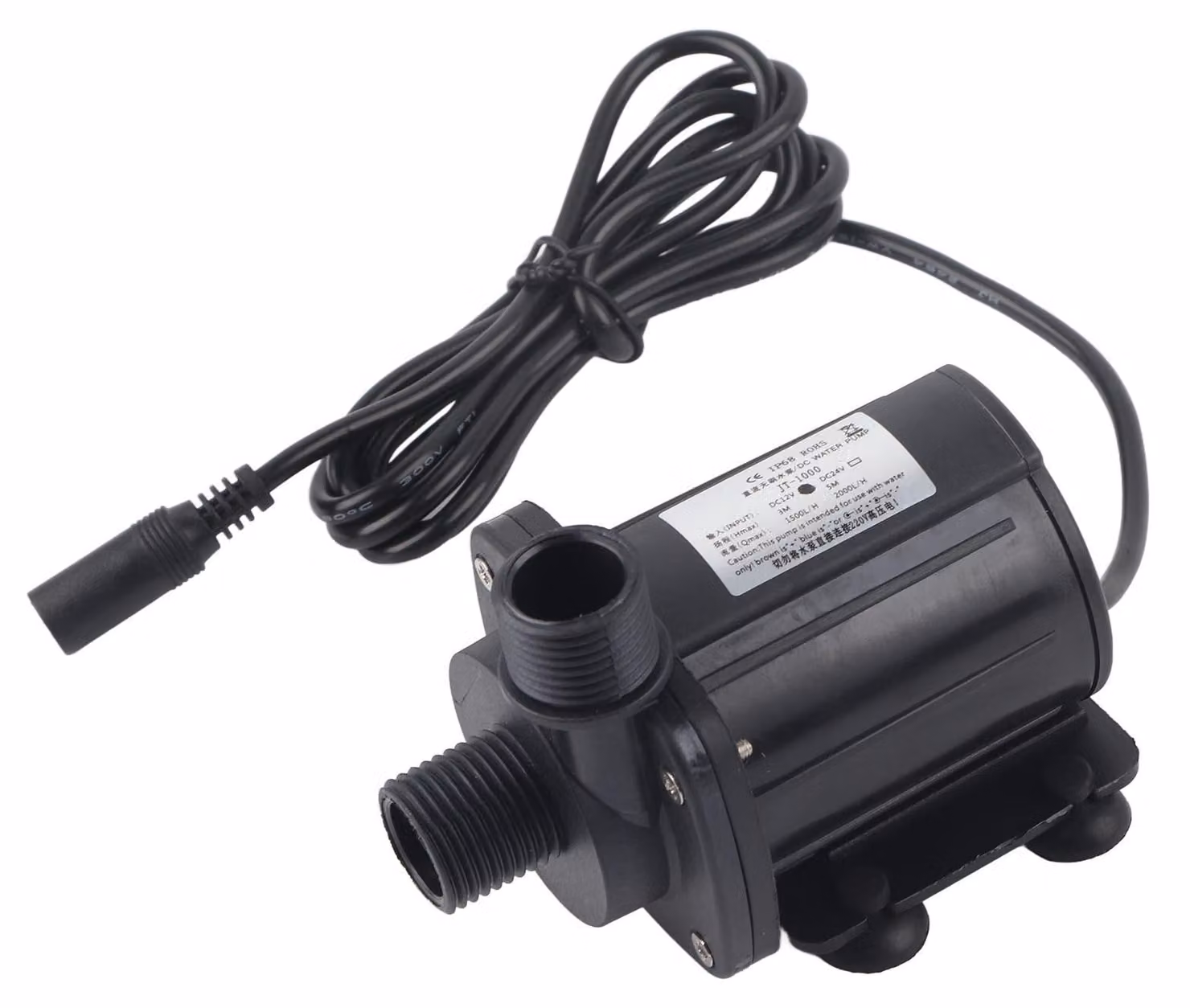 Mini 3 metri testa idraulica DC brushless boost pompa acqua 12V 40℃100℃