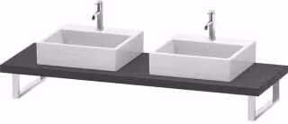 Consolle Duravit DuraStyle 80-200x55cm, 2 A., spessore 4,5 cm, grafica ma
