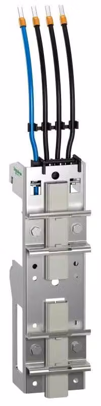 Adattatore per sbarre collettrici Schneider Electric, 25 A, 3 poli, +2 guide DIN 3TE AK5PA232