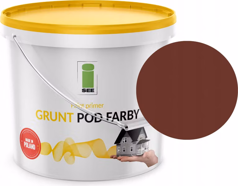 Primer siliconico marrone per facciate, colore marrone 10 l