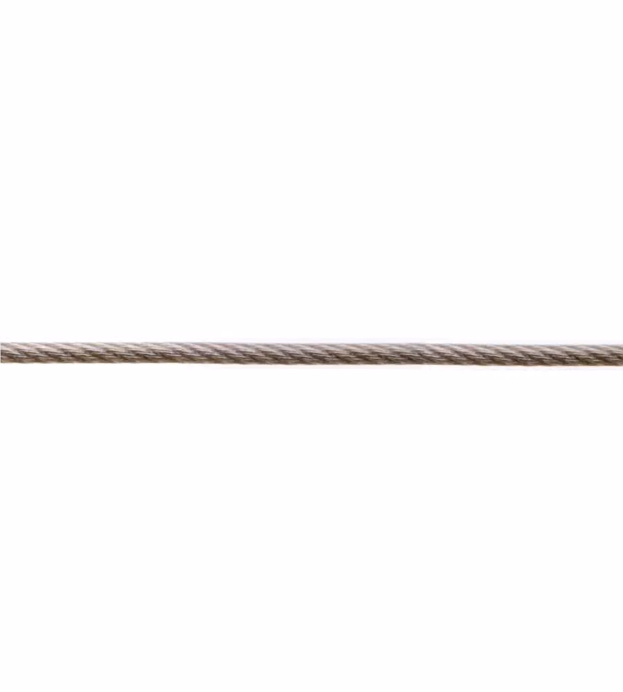 Corda Zincata con Fibra Tessile  5-6 mm
