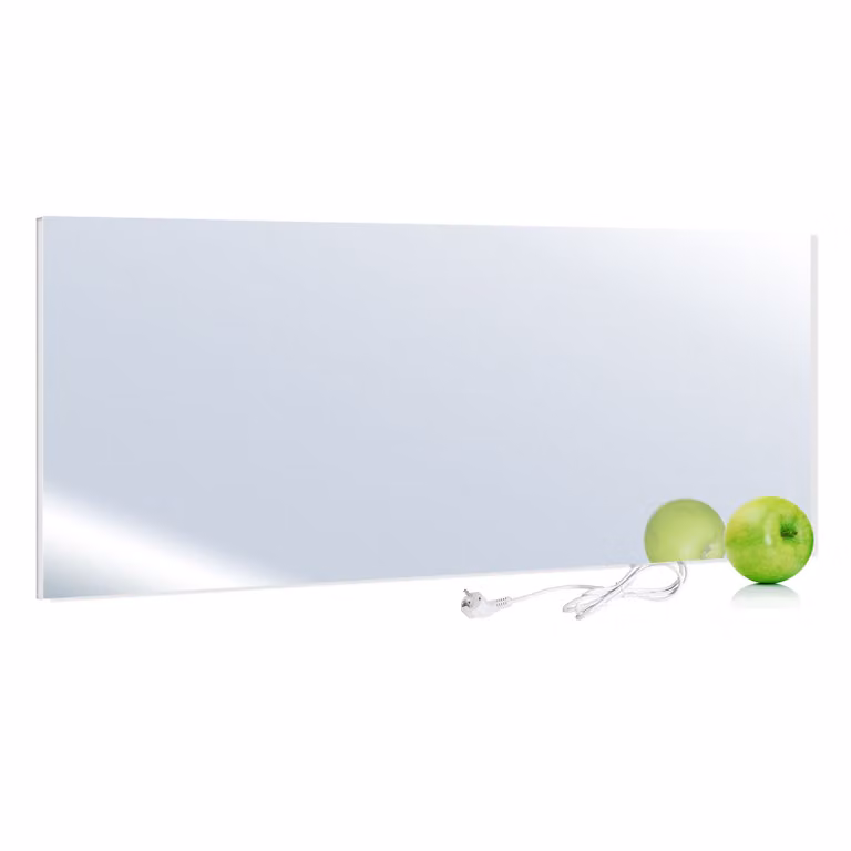 VIESTA® H700-SP: specchio & riscaldatore a infrarossi 2-in-1, 700 W Carbon-Crystal – elegante pannello da parete per bagno & soggiorno