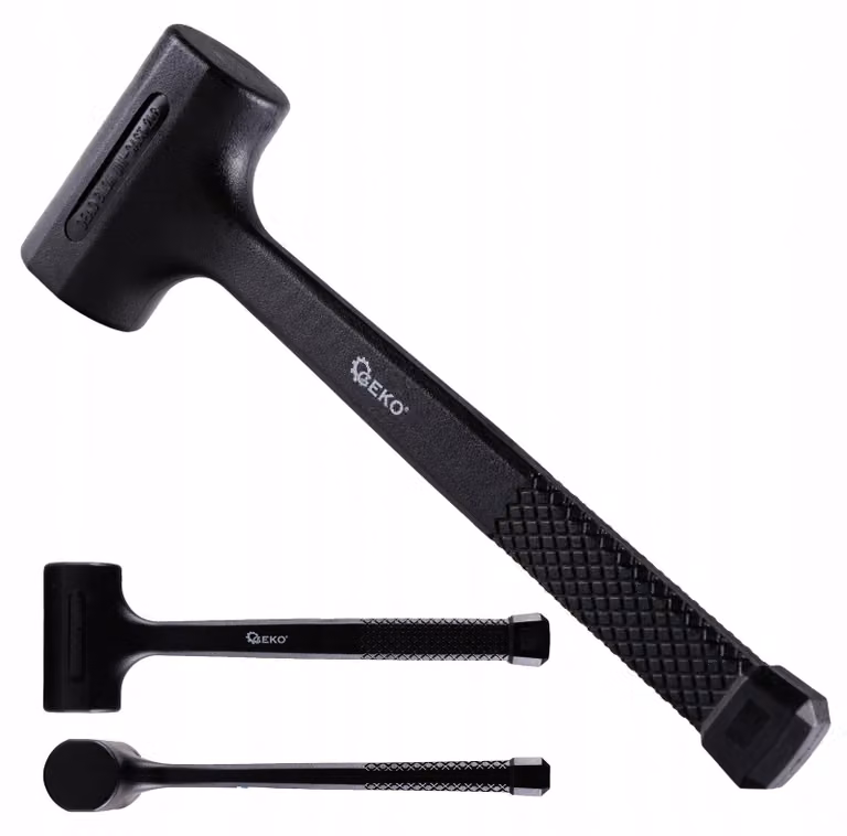 Mazza in gomma non rimbalzante, mazza a faccia morbida, mazza in plastica da 43 mm, 900 g.