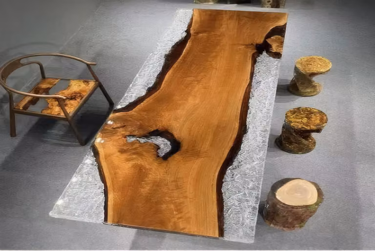 Luxuriöser Esszimmer Tisch Moderne Harztische Stilvolle Epoxidtische