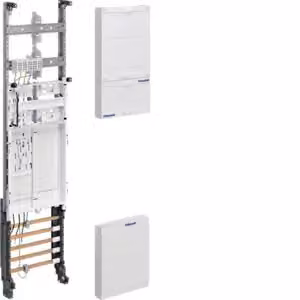 Array completo eHZ 1-pol.,H1050mm,1ZP - Pannello contatori 2 contatori kWh 2 file ZH3EZ17N