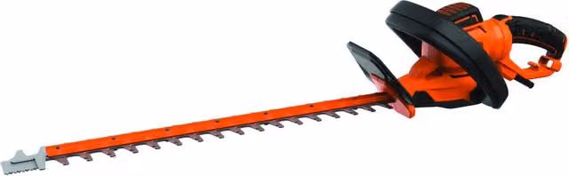 Tagliasiepi Black+Decker BEHTS 551-QS con lama in acciaio, nero e arancione