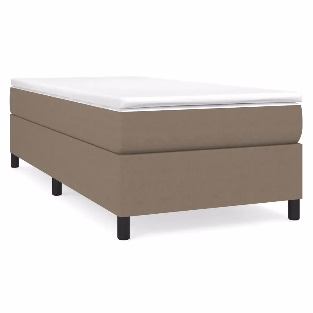 Struttura Letto a Rete a Molle Giroletto Design In Colore Beige L 80 x P 200 cm – 2