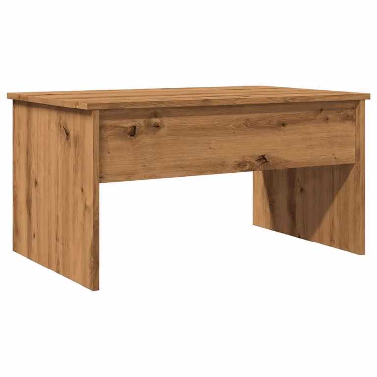 Tavolino Salotto Rovere Artigianale 80x50,5x41,5 cm Truciolato