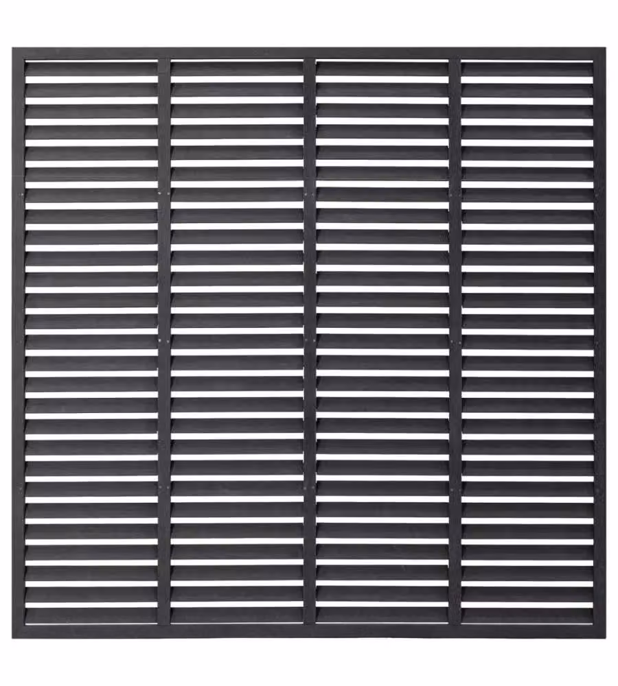 Recinzione a Persiana in WPC vidaXL Grigia H: 180 cm x L: 180 cm – 2
