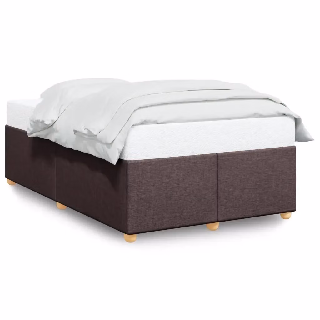 Letto con struttura imbottita vidaXL in tessuto marrone L: 120 cm, P: 200 cm, H: 46 cm – 2