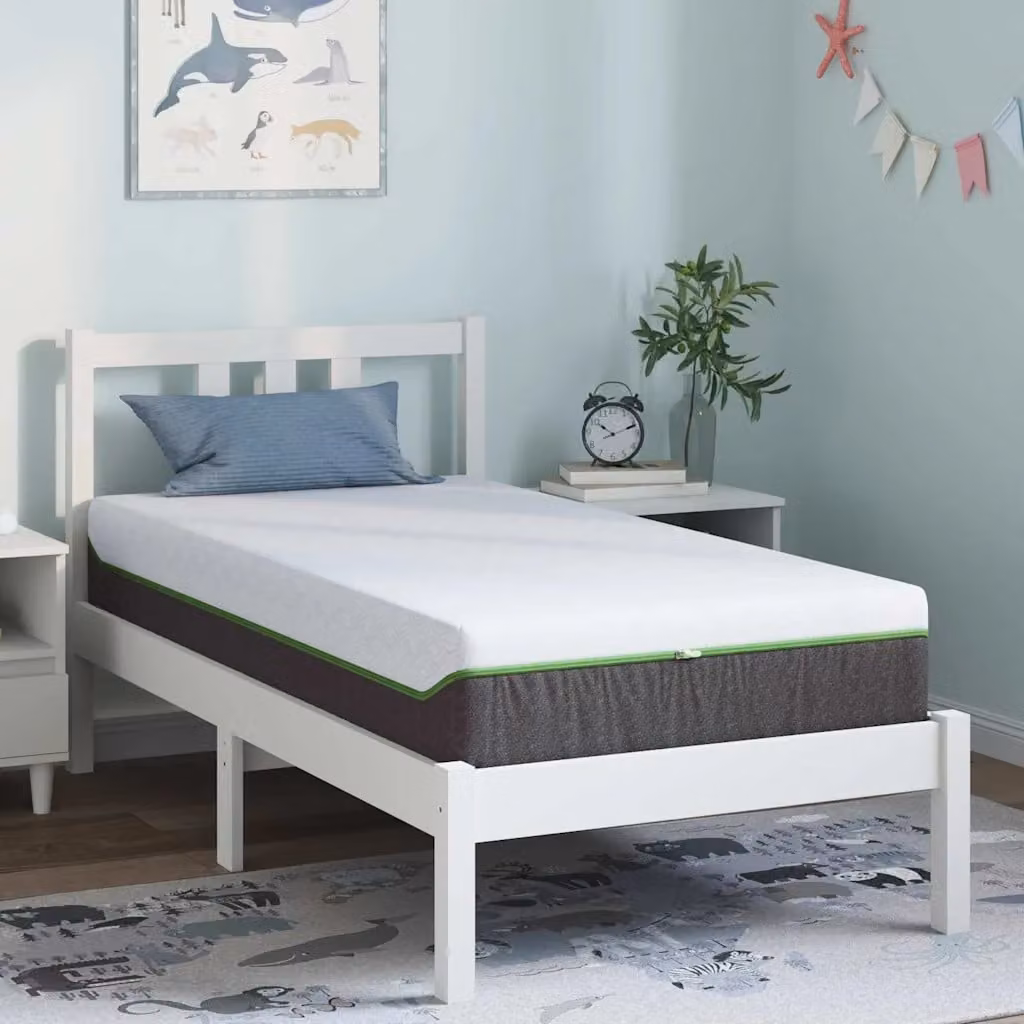 Materasso Hybrid vidaXL Bianco e Grigio L: 160 cm, P: 80 cm