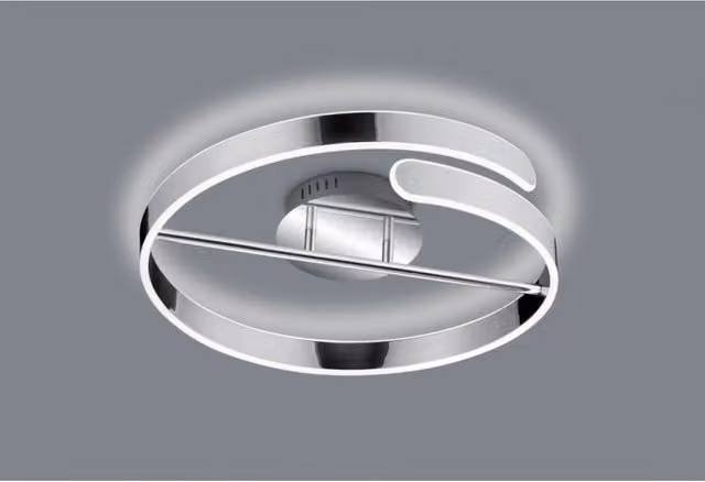 Plafoniera a LED Parma Trio Leuchten Design Circolare Dimmerabile Cromo