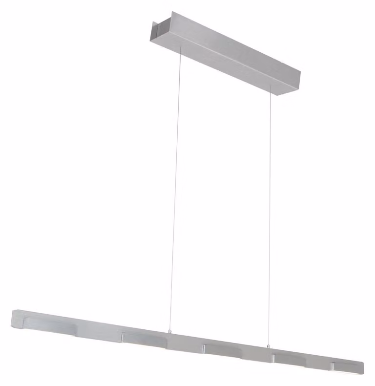 Lampada a sospensione - acciaio - Bloc - vetro metallo - lampada di design - LED - 3296ST - Steinhauer