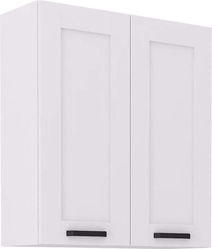 Armadietto superiore alto LAILI - larghezza 80 cm, bianco