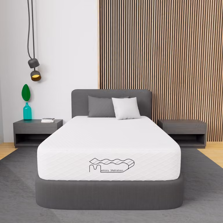 Materasso in schiuma a freddo con 7 zone, dimensioni 120x200 cm, livello di comfort H3, altezza 26 cm