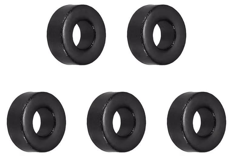 5 nuclei toroidali, dimensioni 4,5 x 10 x 4,2 mm, anello di ferrite, per convertitore di misura, colore nero