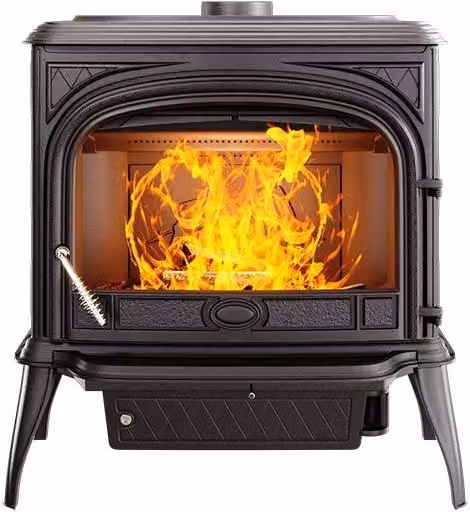 Stufa a legna a libera installazione OUTINFIRE NIKA S5 ECO colore nero