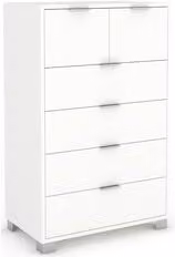 Cassettiera con 6 cassetti QUADRANTE 772 Sarmog Bianco neve L: 70 cm