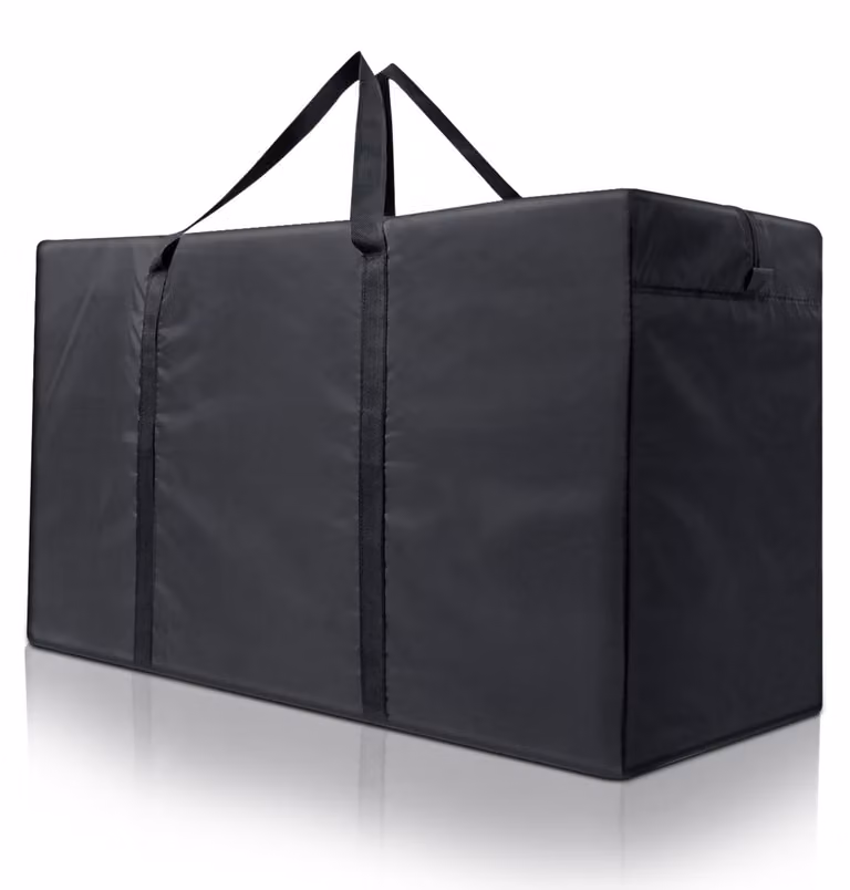 Borsa portaoggetti da 180 litri, dimensioni 100 x 55 x 33 cm, colore nero, realizzata in tessuto Oxford 600D, ideale per riporre abbigliamento