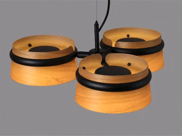 LOOP, Sospensione per Interni, Faro Barcelona Colore: Legno