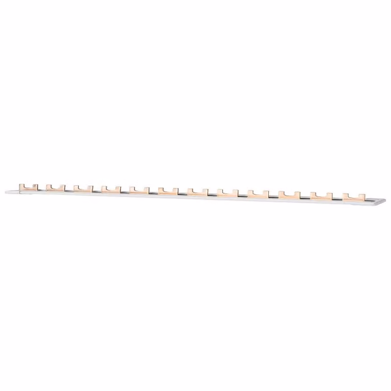 Barra collettrice Siemens, a prova di contatto per interruttori automatici N 5SQ 16 mm² CU, monofase 1000 mm 5ST2206
