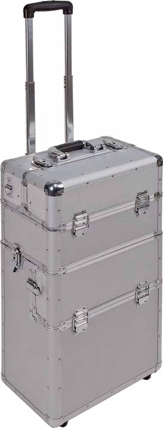 Valigia portautensili mobile in alluminio 3in1 AluTrolley