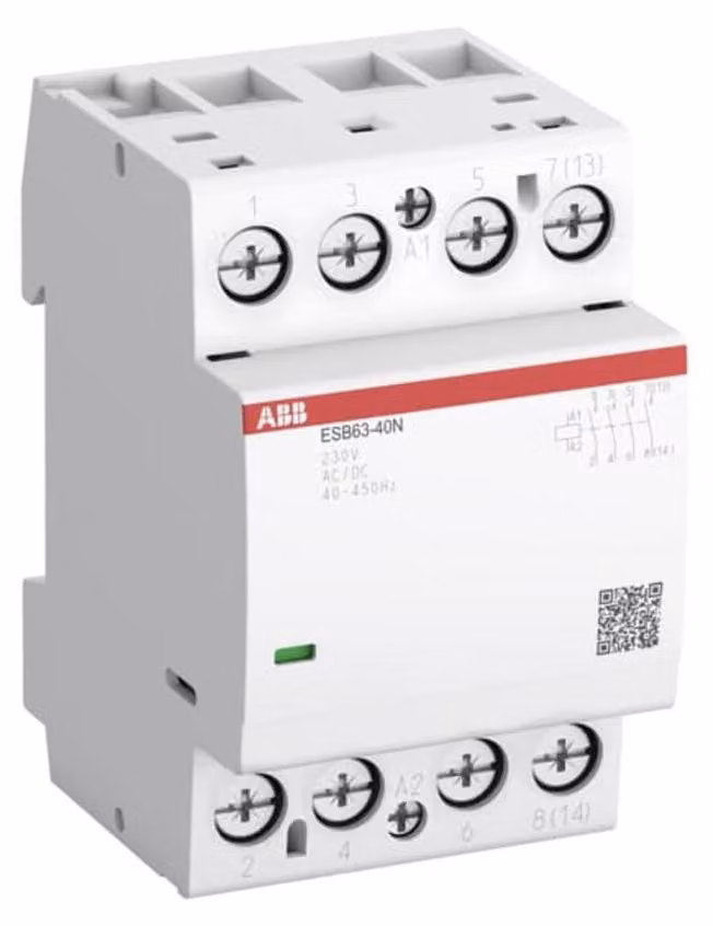 Stotz S&J contattore di installazione 63A 24V AC/DC ESB63-40N-01 (1SAE351111R0140)