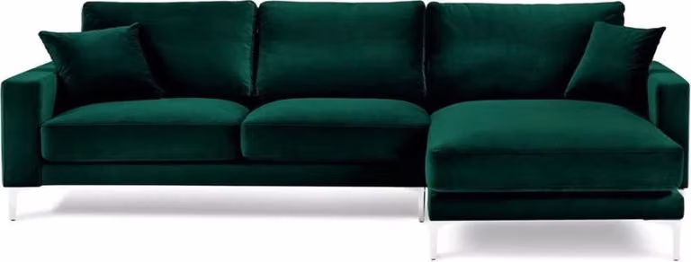 Loft Sofa Luxus Eckcouch Möbel Eckgarnitur Samt Couchen Wohnzimmer sofas grün