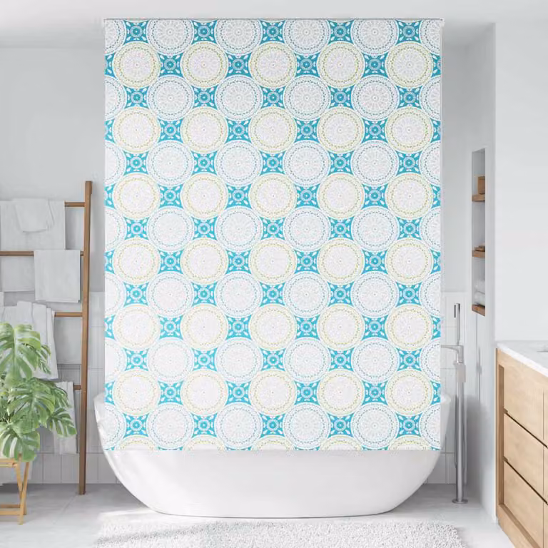 vidaXL Tenda a Rullo Doccia 160x240 cm Larghezza Tessuto 156 cm