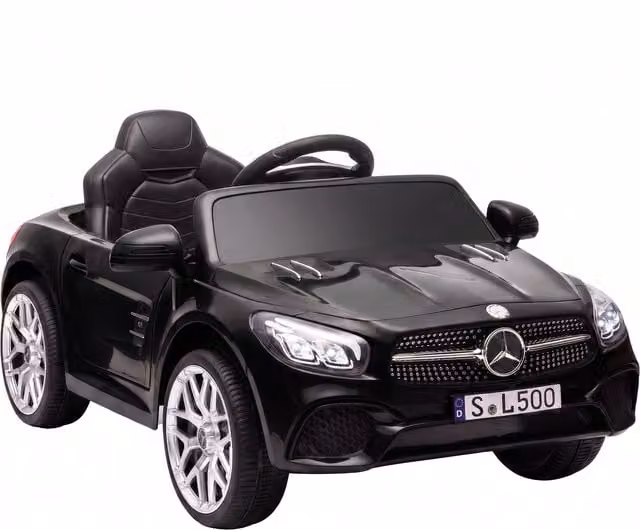AIYAPLAY Mercedes-Benz Auto Elettrica per Bambini con Telecomando Nero   Aosom Italy