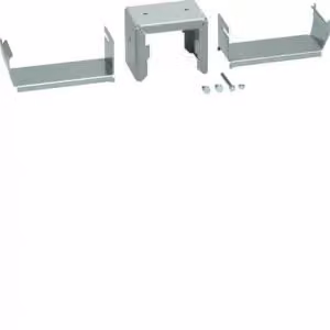Set di supporti Hager in acciaio DABA 50x160 mm walu DABA50160109006