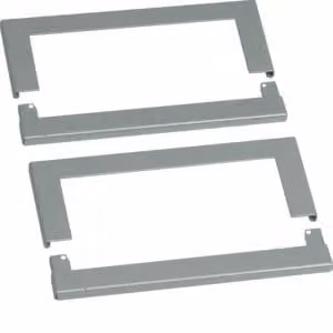 Copertura a muro Hager in acciaio DABA 50x160 mm bianco-alluminio DABA5016089006