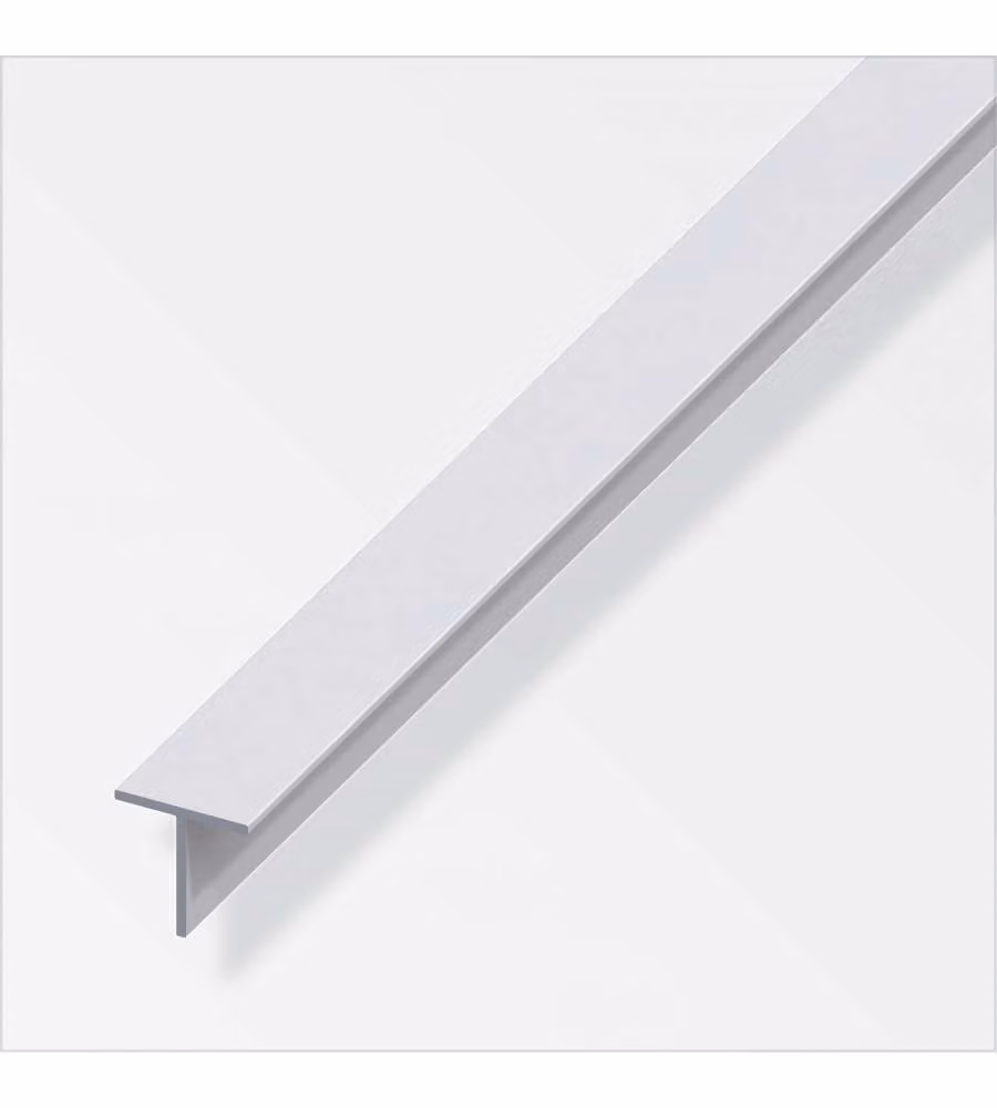 Profilo A T 15X15X1,5 Alluminio Argento 1Metro