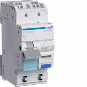 Hager FI-LS 1P+N 6kA C-16A 10mA Tipo A QC ACS966D