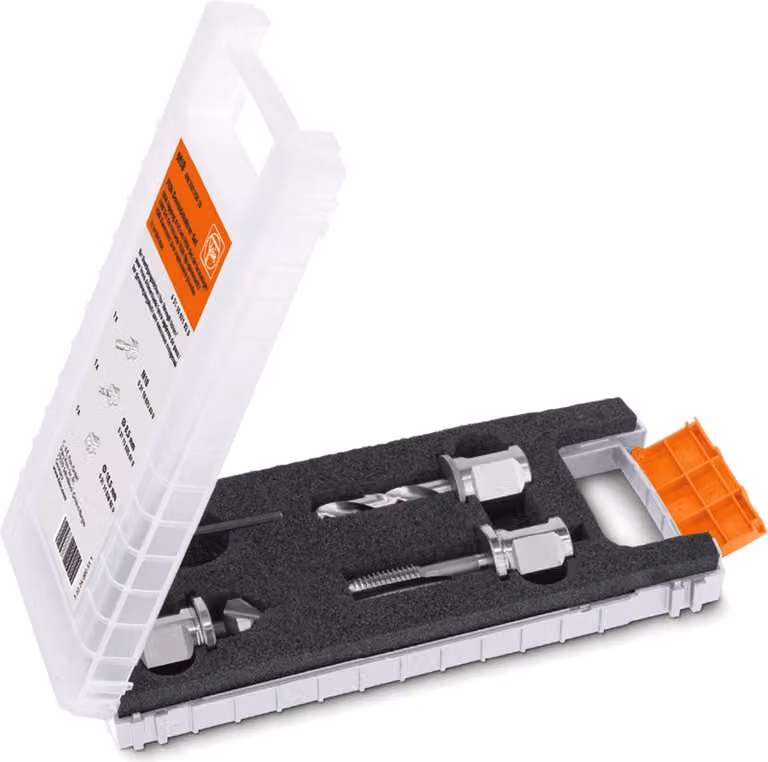 Set di rubinetti Fein per fori passanti, filettatura M 10